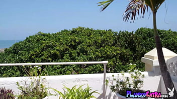 Preview 2 of Natasa Sex Pron Hd - Sexy latina teen Katherinne Sofia sunbathing and cooling down her hot body