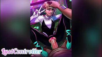 Preview 3 of The Milking Of Minka - Gwen Stacy (Spidergwen) - Spider-man [Compilation]