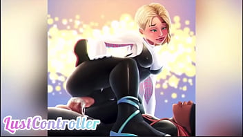 Preview 4 of The Milking Of Minka - Gwen Stacy (Spidergwen) - Spider-man [Compilation]