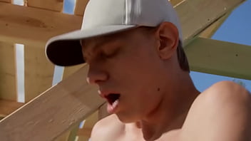 Preview 4 of Video Xnx X Ajram - Sneaky Bleachers Fuck/ MEN / Joey Mills,  Leo Louis