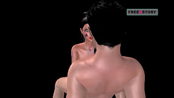 Preview 2 of Smotri Ru 1 - An animated 3D porn video - Indian Bhabhi giving hand-job and blowjob to a Japanese man