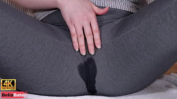 Preview 4 of Tattoo Gay Bareback - Bella&#039_s Yoga Pants Get Wet