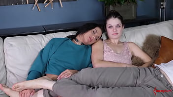 Preview 3 of Little Boy Ledy With Anal Sex - Aftermath sub discussion between hot chicks