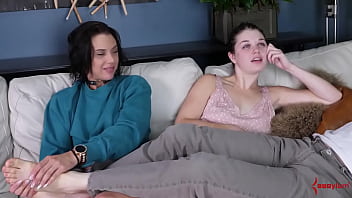 Preview 1 of Little Boy Ledy With Anal Sex - Aftermath sub discussion between hot chicks