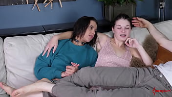 Preview 4 of Little Boy Ledy With Anal Sex - Aftermath sub discussion between hot chicks