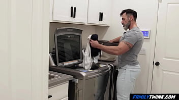 Preview 1 of Porn Burrito Face - FamilyTwink - Stepdad Speaks his Stepson About Jerking Off Too Much