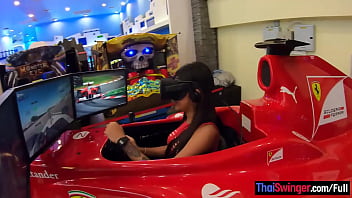 Preview 3 of Hindi Speaking Rape - Amateur Thai teen with her 2 week boyfriend out and about before the sex