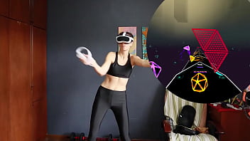 Preview 2 of Sunny Leone Ki Xxx Video Mp4 New - My VR exercises. SFW version.