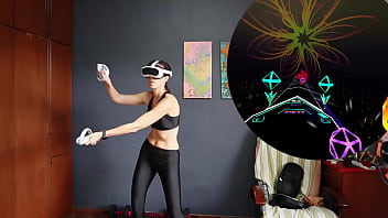 Preview 3 of Sunny Leone Ki Xxx Video Mp4 New - My VR exercises. SFW version.