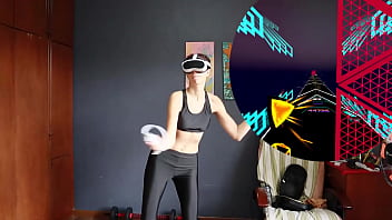 Preview 1 of Sunny Leone Ki Xxx Video Mp4 New - My VR exercises. SFW version.