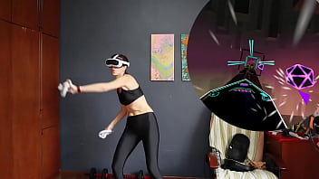 Preview 4 of Sunny Leone Ki Xxx Video Mp4 New - My VR exercises. SFW version.