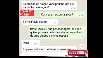 Preview 1 of Britanya Banks - Esposa crente evang&eacute_lica trai o marido e pede ajuda ao pastor,  s&oacute_ que ele acaba fodendo ela tambem