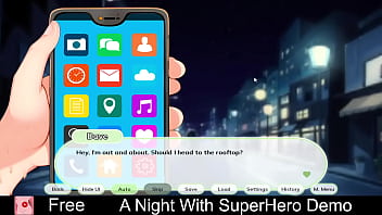 Preview 3 of Lesbian Rimjob - A Night With: SuperHero Demo