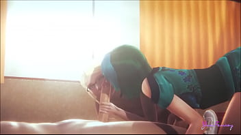 Preview 2 of Lezbiyen - Yaoi Femboy Sam &amp_ Hidetsumi - they swallow the cum and then they get fucked and cum in their asshole