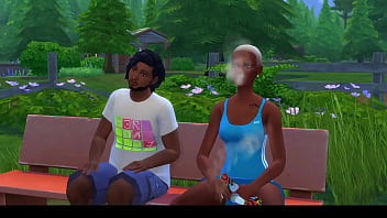 Preview 3 of Lesbian Mom Toy - Sims 4 NSFW Series Summer of Love Ep 2 - Blue Moon