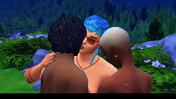 Preview 4 of Lesbian Mom Toy - Sims 4 NSFW Series Summer of Love Ep 2 - Blue Moon