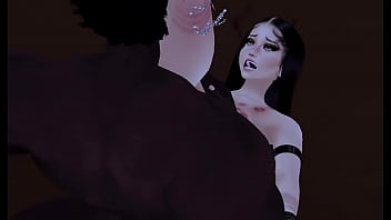 Preview 1 of Colkeg Sex - Goth slut never Had Monster BBC