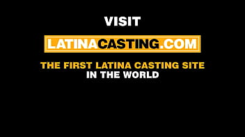Preview 1 of Amatuer Forced Deep Throte - Curvaceous Massive Tits Amateur Latina Sex Audition - Latina Casting