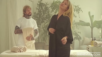 Preview 2 of Cum Tribute Anonib - Spa Day Turns Nasty: Zlata and Dean&rsquo_s Hot Massage Fuck Fest!