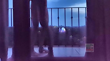 Preview 2 of Callistamae Mfc - Follando en el balcon de un hotel en Oaxaca