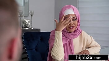 Preview 1 of Fuk The Bus - Petite Muslim Beauty Fucks While Keeping Her Hijab On