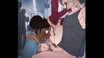 Preview 3 of Hot Romantic Fucking - Hentai en el metro