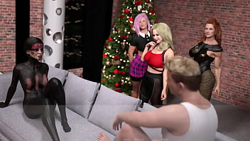 Preview 2 of Arab Big Tits Compilation - Let&#039_s Play: Night before Christmas