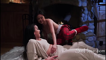 Preview 2 of Keep And Oner - Cozy Winter Nights Between Asian Teen And Hot Tranny