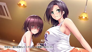 Preview 2 of First Red Blod Xxx - The Motion Anime: Bobbies Cafe. Family Cosplay