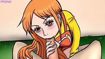 Preview 4 of Chinese Office Meet Eaten Vagina - One Piece Nami (Blow Hen)