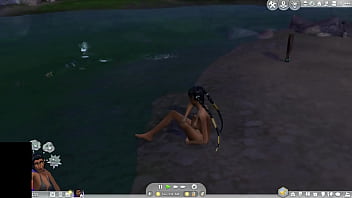 Preview 1 of Red Tv - sims 4 futa sex in party