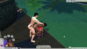 Preview 2 of Panty Sex Video - sims 4 futa fucked rough in the ass