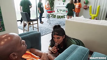 Preview 2 of Italian Teen Fucked Oldman - Game Day Bump and Run / Reality Kings