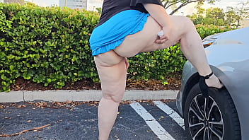 Preview 3 of Under Skirt Xxx Pics - Big ass Pawg Milf peeing squirting compilation - bbw squirting,  Big butt,  BBW SSBBW,  big fat ass,  fat pussy,  peeing in public,  car outdoors,  asshole close up