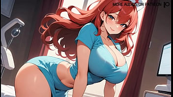 Preview 2 of Virgin Daugter Sex - ASMR Redhead Nurse Cleans You Up with Gentle Yet Naughty Sounds