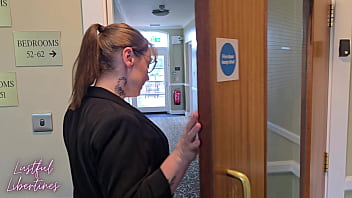 Preview 1 of Video Porno Marshanda - Cum hungry hotel manager seduced me as my wife showered in the next room.