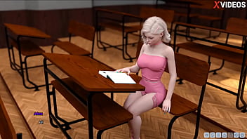 Preview 4 of Amateur Gay Glory Hole - LUST ACADEMY 3 &bull_ EP. 24 &bull_ I WANNA FUCK THIS SLUTTY BLONDE SO BADLY