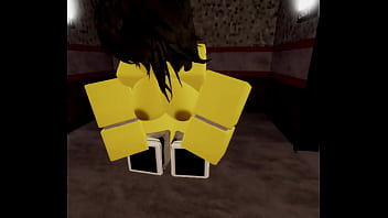Preview 4 of Brazzers Pron Sexy Stars - Roblox slut Chica sucks and fucks her first BWC