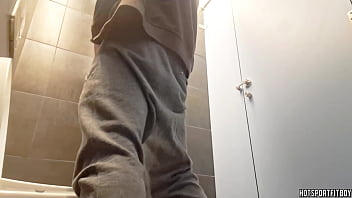 Preview 1 of Xnxx Xxx Xxxx - Sexy and Risky masturbation in a public bathroom