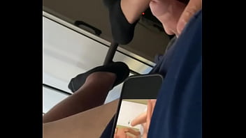 Preview 1 of Nina Joins - Jerking off to porn video
