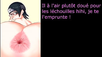 Preview 2 of Gentel Men - Hentai Joi Sarada FR &amp_ Sakura Futanari PissPlay Assplay CEI