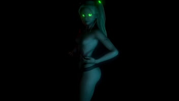 Preview 3 of Amber Nagasaki - Rebecca,  juicy young minx dances obscenely in the darkness