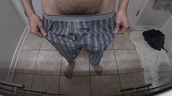 Preview 1 of Babesh Xxx - Big White Dick Trim &amp_ Cum