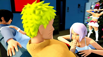 Preview 3 of Bangal Sexvdo - Hentai 3d animated happy New Year by ponchi,  Orgy sex Naruto Sakura Hinata himawari Sasuke Sarada