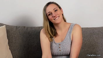 Preview 1 of Boobs Likinv - Lesbian Scissoring POV Virtual Sex - Clara Dee POV