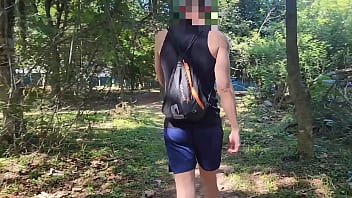 Preview 1 of Animal Zoo Dog Xx Videos - FUCKING THE SHY BOY IN THE PARK.