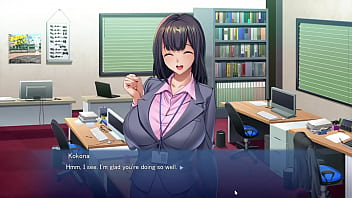 Preview 2 of Boobs Xvedio - Do you like having sex with your colleague - Hentai Game - Part 1