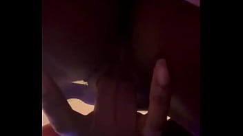 Preview 4 of Putt Skirt - Black girl aggressively fingers her pussy and almost cums