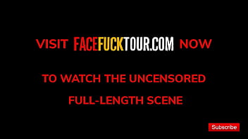 Preview 4 of Slim Ebony Amateur Thots - Petite Latina Drooling Saliva Over Huge Cock - Face Fuck Tour