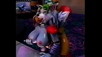 Preview 3 of Bang Dad Girl - Roxxane wolf Fnaf animation 3D
